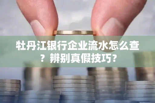 牡丹江银行企业流水怎么查？辨别真假技巧？